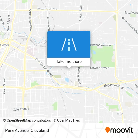Para Avenue map