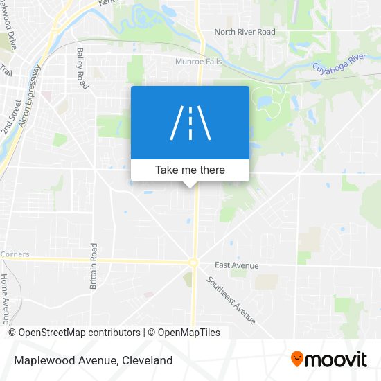 Mapa de Maplewood Avenue