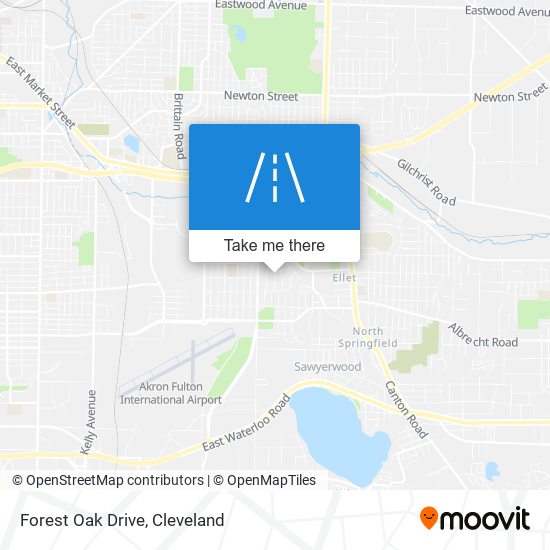 Forest Oak Drive map