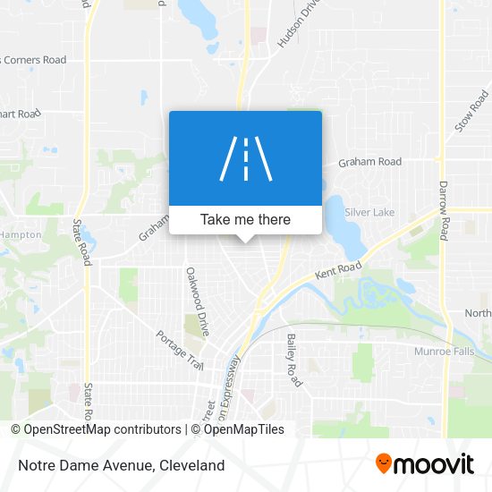 Notre Dame Avenue map