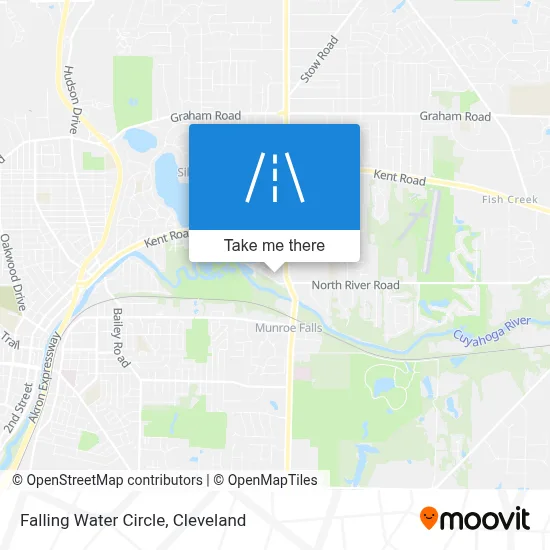 Falling Water Circle map