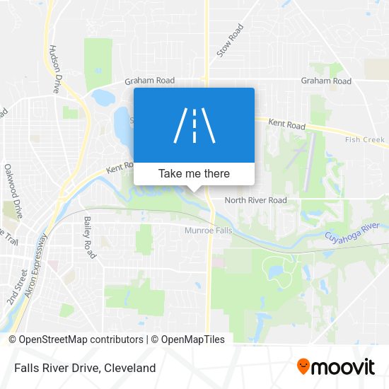 Falls River Drive map