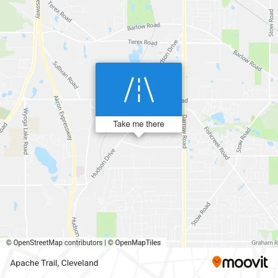 Apache Trail map