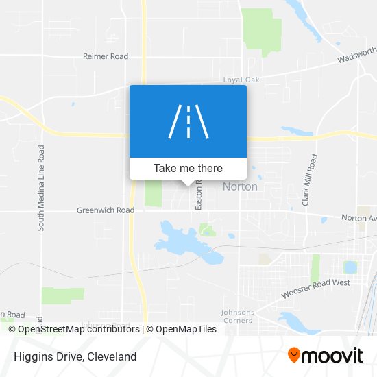 Higgins Drive map