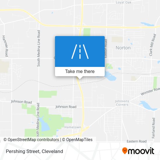Mapa de Pershing Street