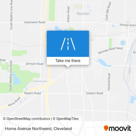 Mapa de Home Avenue Northwest