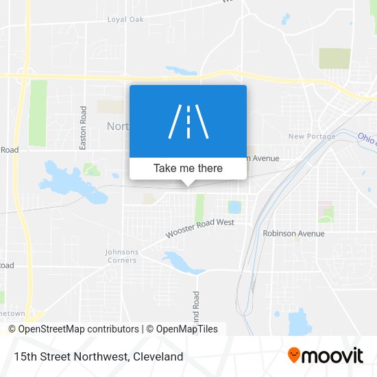 15th Street Northwest map