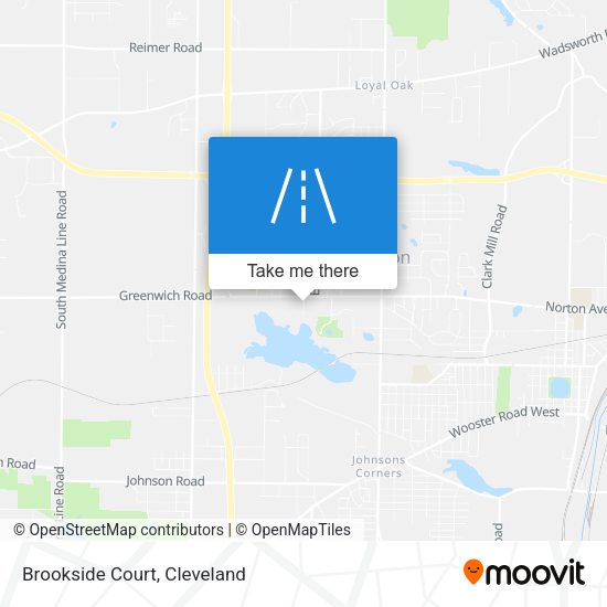 Mapa de Brookside Court