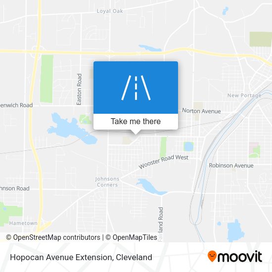 Hopocan Avenue Extension map