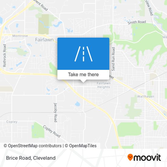 Mapa de Brice Road