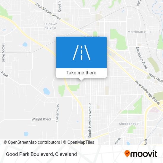 Good Park Boulevard map