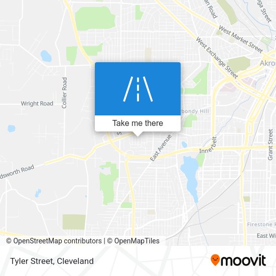 Mapa de Tyler Street