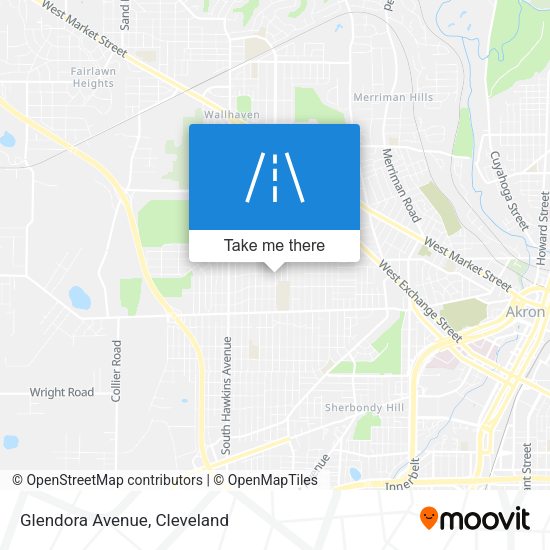 Glendora Avenue map