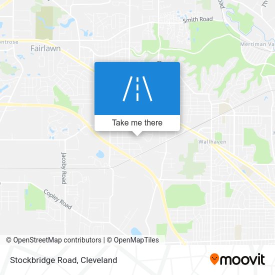 Stockbridge Road map
