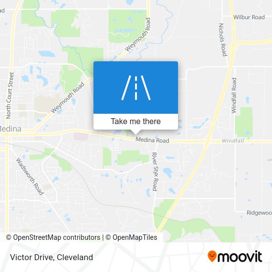 Mapa de Victor Drive
