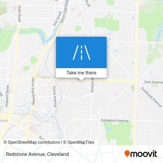 Redstone Avenue map