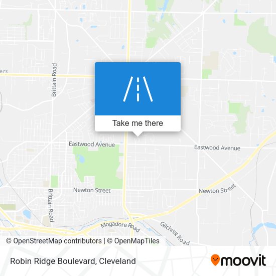 Robin Ridge Boulevard map