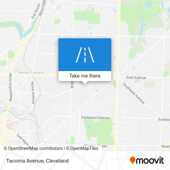 Mapa de Tacoma Avenue