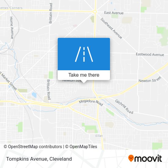 Tompkins Avenue map