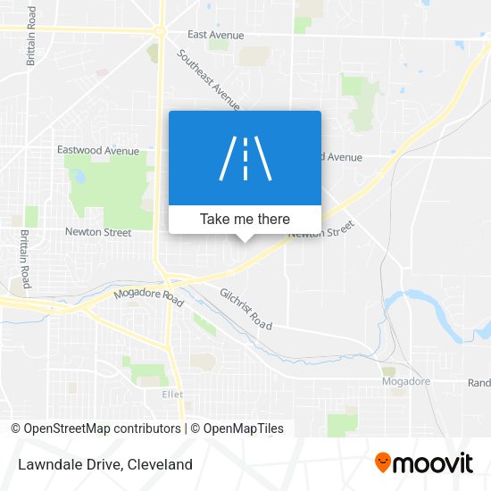 Mapa de Lawndale Drive