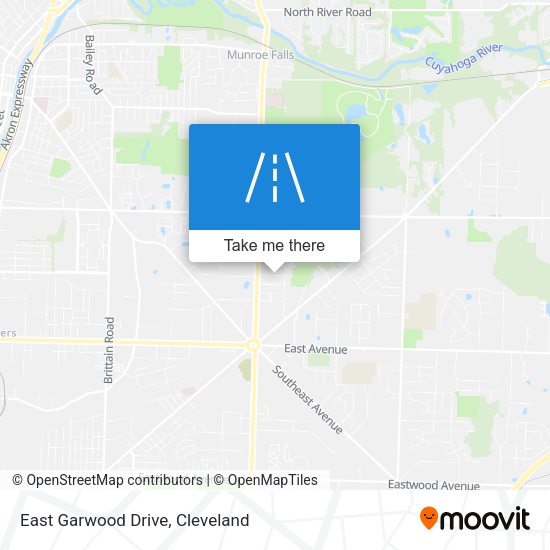 Mapa de East Garwood Drive
