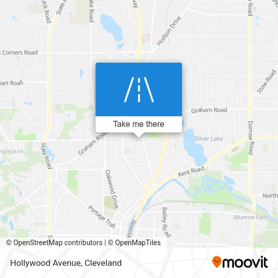 Mapa de Hollywood Avenue
