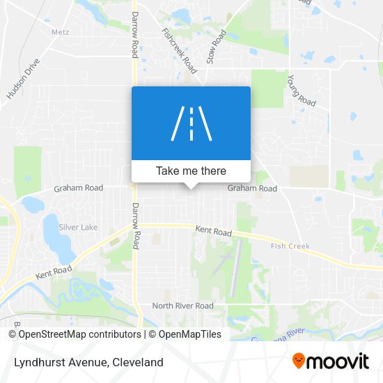 Mapa de Lyndhurst Avenue