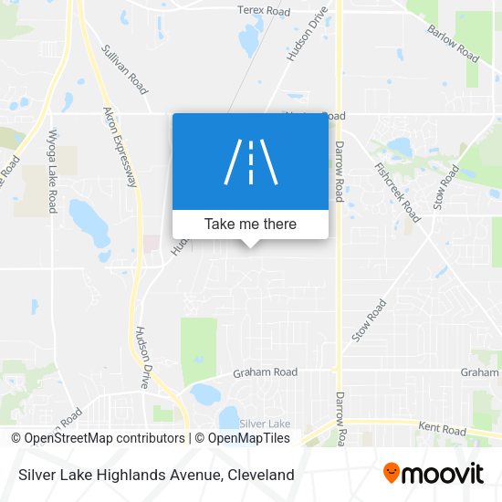 Mapa de Silver Lake Highlands Avenue