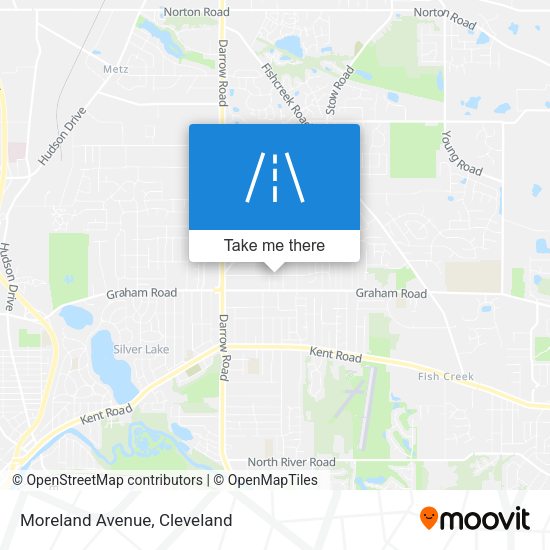 Mapa de Moreland Avenue