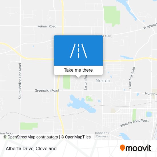 Alberta Drive map