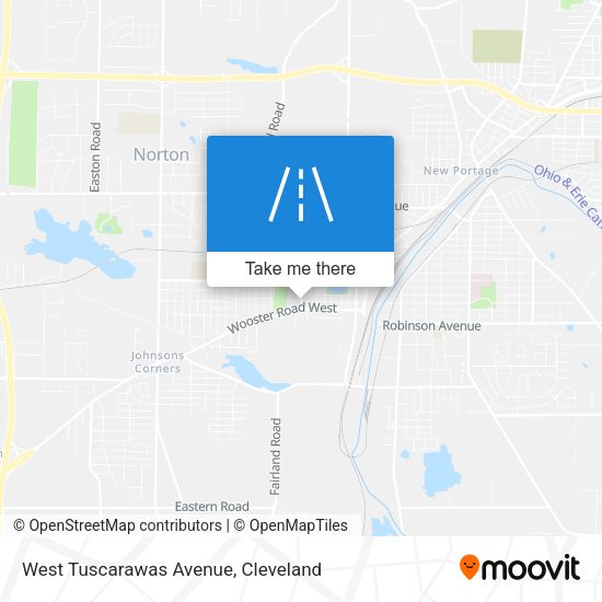 West Tuscarawas Avenue map