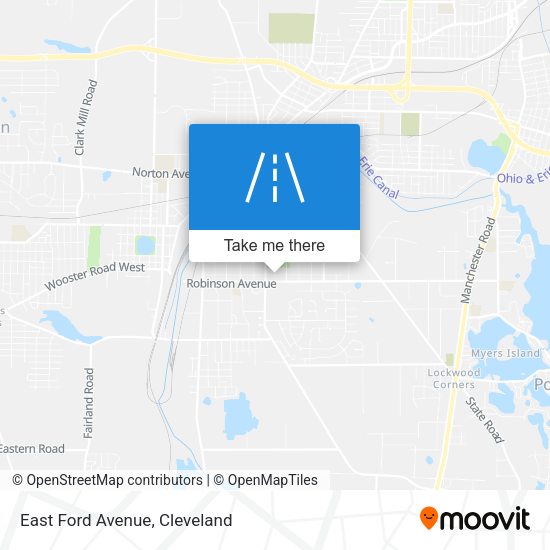 Mapa de East Ford Avenue