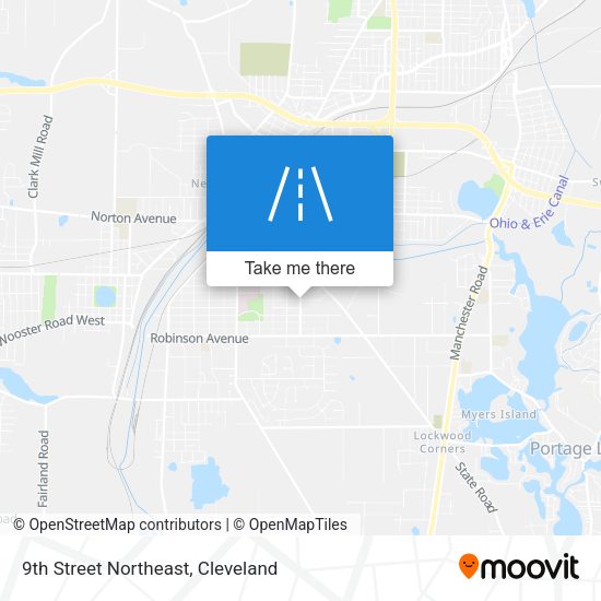 Mapa de 9th Street Northeast