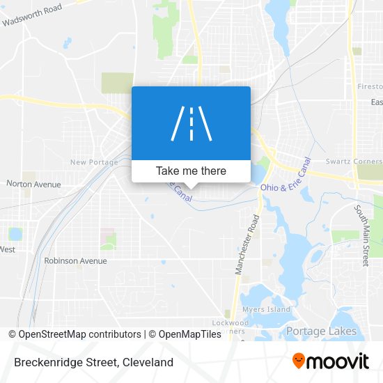 Mapa de Breckenridge Street