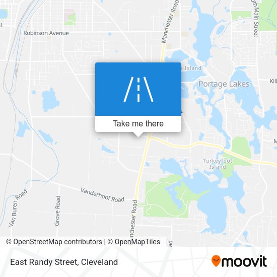 East Randy Street map