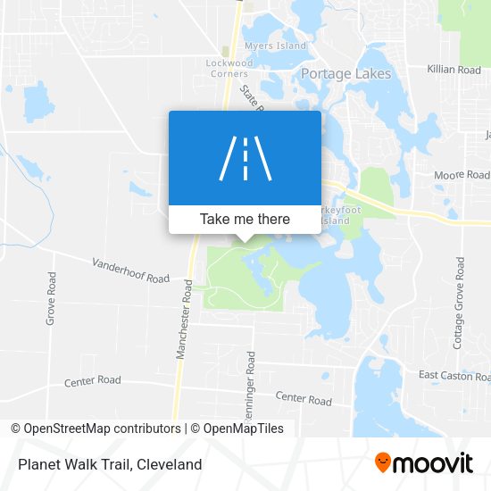Mapa de Planet Walk Trail