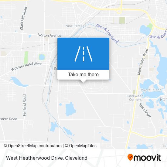 West Heatherwood Drive map