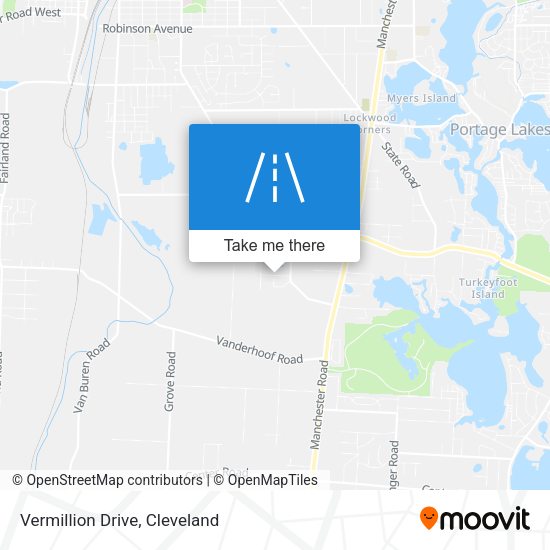 Vermillion Drive map