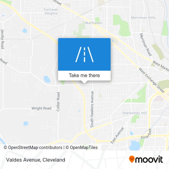 Mapa de Valdes Avenue