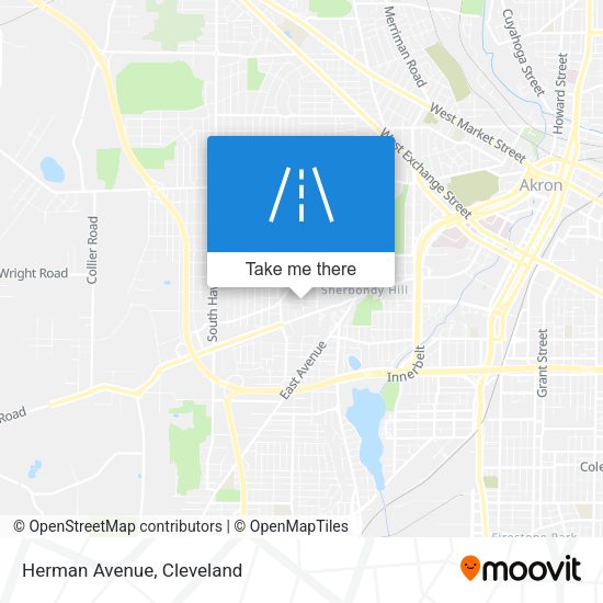 Mapa de Herman Avenue