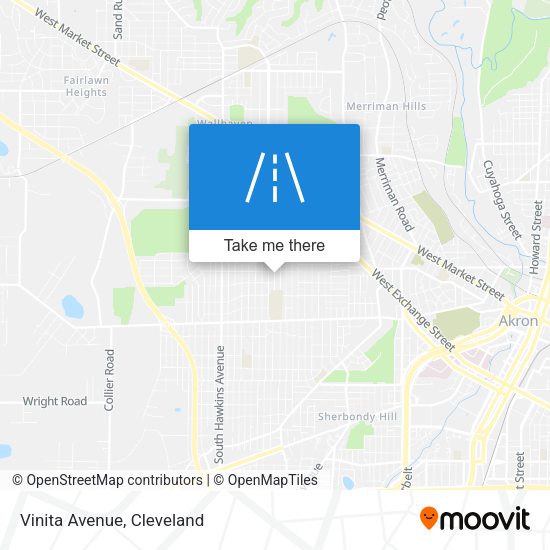 Mapa de Vinita Avenue