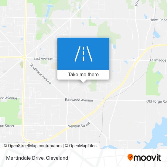 Mapa de Martindale Drive