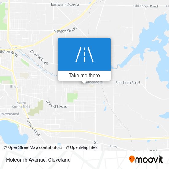 Mapa de Holcomb Avenue