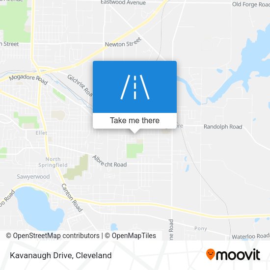 Mapa de Kavanaugh Drive