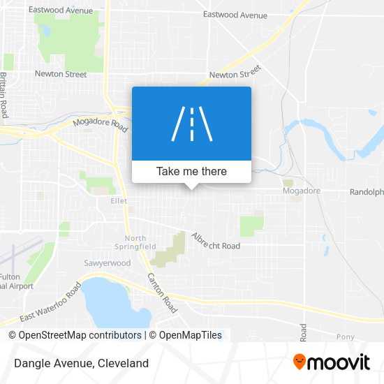 Mapa de Dangle Avenue