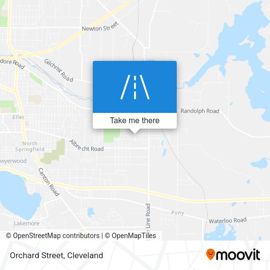 Mapa de Orchard Street
