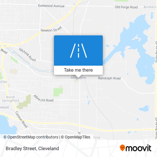 Bradley Street map