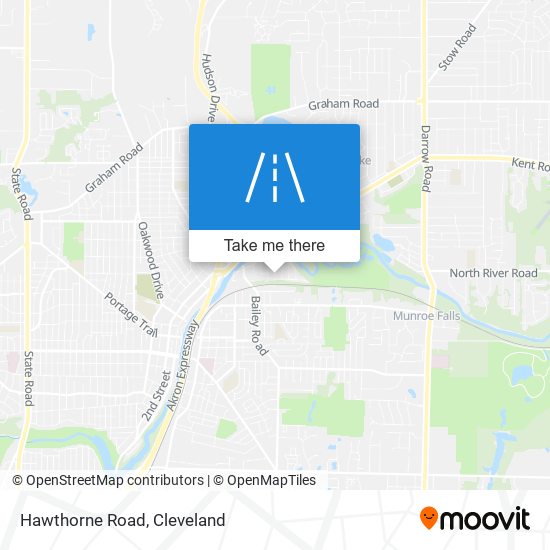 Hawthorne Road map