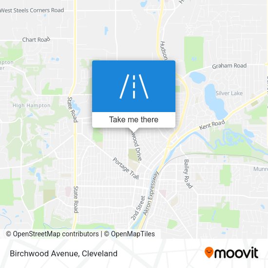 Birchwood Avenue map