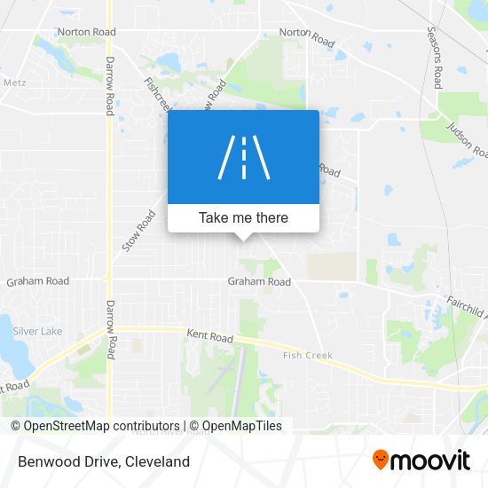 Benwood Drive map